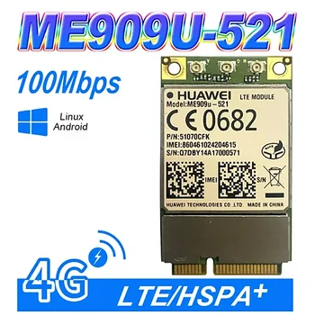 100%Nauja atrakintam ME909U-521 FDD LTE Mini pcie 4G WCDMA palaikymas GPS balso pranešimas GSM B1/B2/B3/B5/B7/B8/B20
