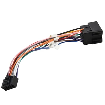 16 Prisegti prie ISO kabelio adapterio vyriškas kištukas į moterišką jungtį Laidai automobilių automobilių elektronikai-priedams 16 Pin vyriškas kištukas