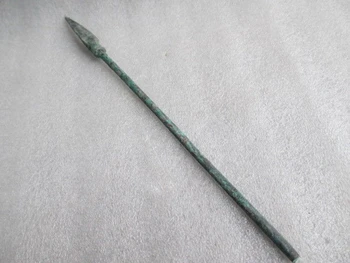 17,8 cm * / Kinija senovės Lankas ir strėlės galvos kardų kolekcija Varinė statula