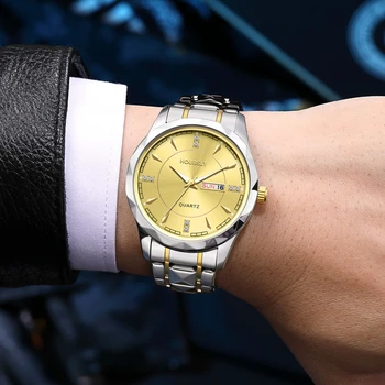 2023 Nauji prabangūs nerūdijančio plieno mėgėjų laikrodžiai Madingas vandeniui atsparus kvarcinis laikrodis vyrams ir moterims Poros laikrodžių meilužio rankinis laikrodis