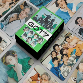 55PCS/set Kpop GOT7 LOMO CARDS naujas albumas Breath of Love : Last Piece K-pop GOT7 Photocards HD fotokortelių gerbėjų dovana