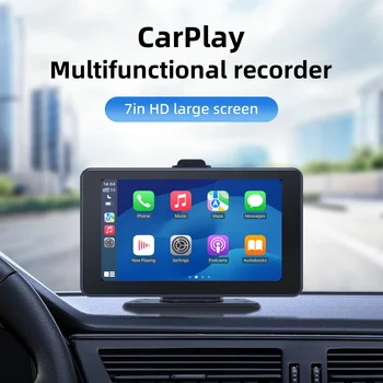 7 colių išmanusis ekrano grotuvas Automobilinis radijas Multimedijos grotuvas Jutiklinio ekrano valdymas balsu su daugiakalbe muzikos atkūrimo funkcija