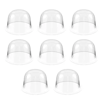 8vnt Kupolo kepurės atramos laikikliai Kepurės formos apsauga Plastikinių skrybėlių laikiklių skrybėlių laikikliai Ekrano stovai kelionėms