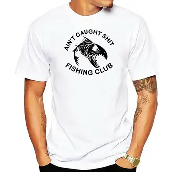 Aint pagavo sht fishing club trikotažinius marškinėlius vyriškus marškinėlius