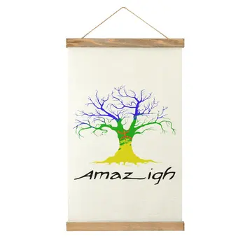 Amazigh medžio vėliavos tapyba Miegamasis Sienų apdaila Drobė Kabantis paveikslėlis Karštas išpardavimas Humoras Grafinis stilius Papuošti