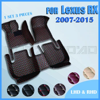 Automobiliniai grindų kilimėliai LEXUS RX serijai 2007 2008 2009 2010 2011 2012 2013 2014 2015 Custom auto foot Pads automobilinė kiliminė danga