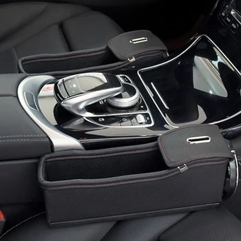 Automobilinės sėdynės tarpo laikymo krepšys PU kišenės forma Suzuki SX4 SWIFT Alto Liane Grand Vitara Jimny SCross