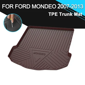 Automobilio galinio bagažinės dangčio kilimėlis Neslidus vandeniui atsparus guminis TPE krovininis įdėklas Priedai, skirti Ford Mondeo 2007-2013