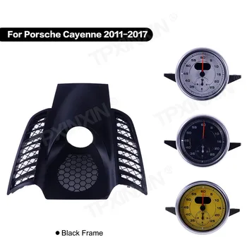 Automobilio konsolės prietaisų skydelio chronometras Porsche Cayenne 2011-201 automatinis vidinis prietaisų skydelio laikrodis ompass sinchronizuota laiko dėžutė ir adata