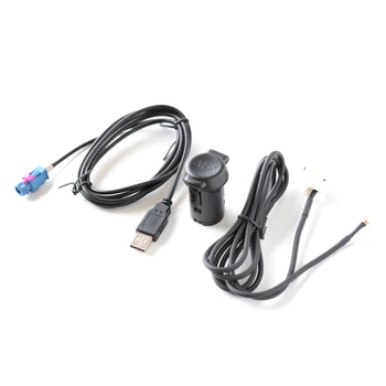 Biurlink RD43 RD45 Stereo USB AUX garso kabelio adapteris Peugeot 307 407 308 408 508 3008 Citroen C4 Sega DS