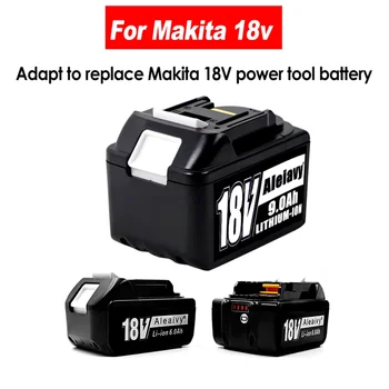 BL1860B 18V 9000mAh įkraunama baterija Ličio jonų baterija pakaitinė baterija MAKITA BL1860B BL1880 BL1830 BL1850 BL1860B