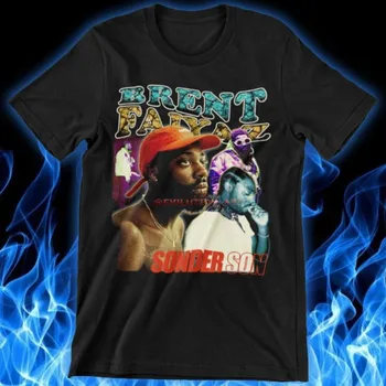 Brent Faiyaz marškinėliai Hypebeast Vintage 90S Rap marškinėliai