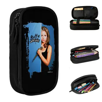 Buffy The Vampire Slayer Pencil Cases Demon Pencilcases Rašiklis mergaitėms Berniukai Didelis laikymo krepšys Mokykliniai reikmenys Dovanos Kanceliarinės prekės