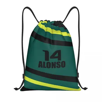 Custom Alonso sportinio automobilio užtraukiamos kuprinės krepšiai Moterys Vyrai Lengvi sporto salės krepšiai Sportinė kuprinė kelionėms
