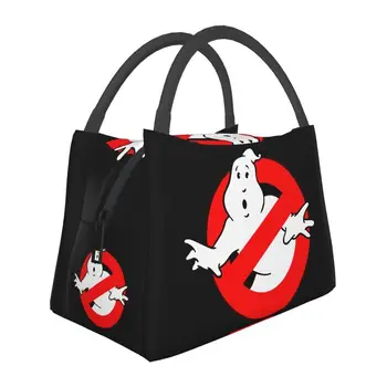 Ghostbusters izoliuotas pietų krepšys moterims Antgamtinis vaiduoklių filmas Nešiojamas aušintuvas Terminis Bento dėžutės darbo kelionės