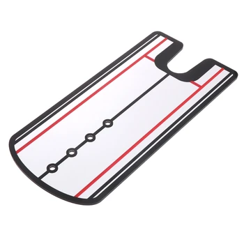 Golf Put Alignment Mirror with Golf Putter Line Golf Put Mirror Training Aid for Golf Placing Practice 12