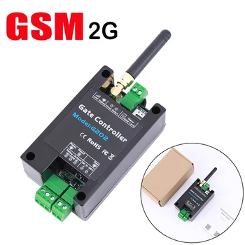 GSM vartų atidarymo relės jungiklis Mobiliojo telefono nuotolinio durų atidarymo jungiklis nemokamu skambučiu 850/900/1800/1900MHz