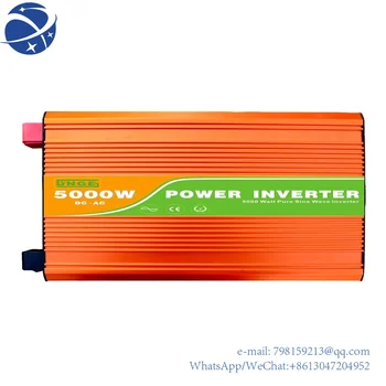 JNGE 5000W 24V/48V 230VAC maitinimo šaltinis Inversor keitiklis Transformatorius Pure Sine Wave Saulės keitiklis