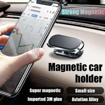 Magnetinis automobilinio telefono laikiklio stovas Oro išleidimo magnetas Automobilio laikiklis GPS išmanusis telefonas Mobilusis palaikymas automobilio laikiklyje, skirtame iPhone Samsung Xiaomi