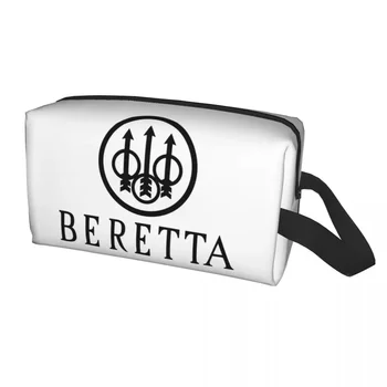 Mielas Berettas logotipas Kelioninių tualeto reikmenų krepšys Moterys Karinis ginklas Makiažas Kosmetikos krepšys Grožio saugykla Dopp rinkinys