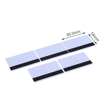 Nauja 5 vnt Sle4442 lustinė tuščia intelektualioji kortelė su magnetine juostele Hico 3 takelių rašalinis PVC kontaktinis tipas Kompozitinė IC kortelė