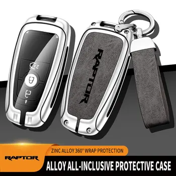 New Fashion Zinc Alloy Car Key Case Cover Shell Fob for Ford Raptor F150 Remote Control Protector for Ford F-150 RAPTOR Car
