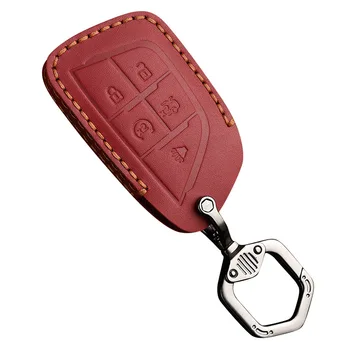 Odinis automobilio nuotolinio rakto dangtelio raktų dėklas, skirtas Cadillac CT5 2019 2020 5Button Smart Remote Car Key