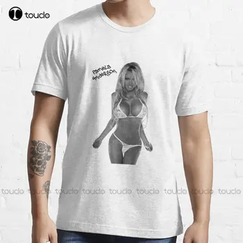 Pamela Anderson Herre Trending T-Shirt Custom Aldult Teen Unisex Digital Printing Tee Shirts Funny Art Streetwear Cartoon Tee