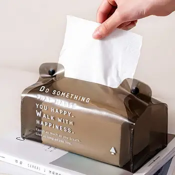 Paprasta laikyti virtuvėje Baltas rudas popierinis rankšluosčių krepšys siurbiamojo popieriaus dangtelis Paprastas laiško popierinio rankšluosčio dangtelis Darbalaukio saugykla