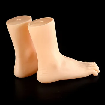 Pėdų formos manekenas batų kojinėms Tikroviškų pėdų netikrų kojinių modelio ekrano laikiklis