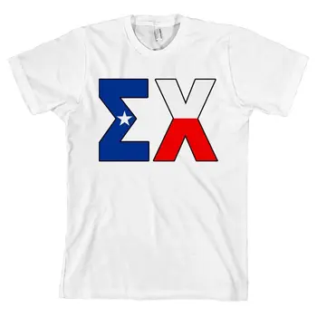 Sigma Chi Teksaso vėliavos raidės Bella + drobės marškinėliai Sig Chi Tee NAUJA SU ŽYMĖMIS