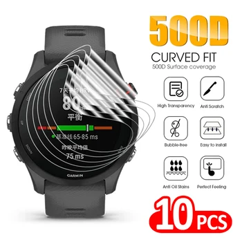 Smart Watch Soft TPU hidrogelio plėvelės, skirtos Garmin Forerunner 965 Skaidri ekrano apsauga nuo įbrėžimų Išmaniųjų laikrodžių priedai