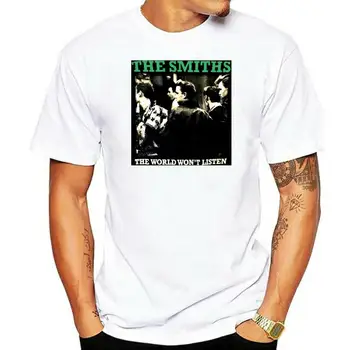 The Smiths Morrissey The World Will't Listen XL New Arrival Men's Fashion top tee Ment Shirt Summer Style