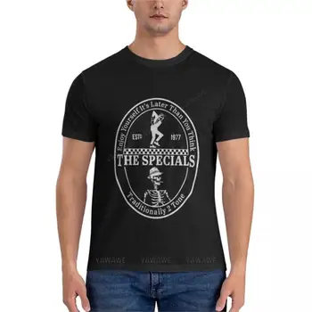 The Specials Tradiciškai 2 tonų klasikinių marškinėlių marškinėliai berniukui Estetiniai drabužiai berniukams balti marškinėliai