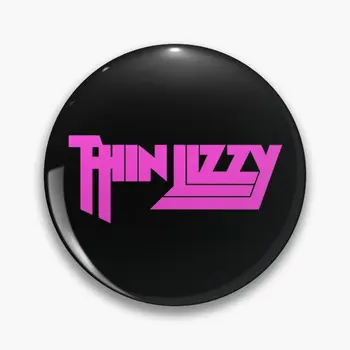 Thin Lizzy Soft Button Pin Moterų dekoro sagė Miela papuošalų mados dovana Metalinė apykaklė Atvartas Smeigtukas Kūrybingi juokingi drabužiai Ženklelis
