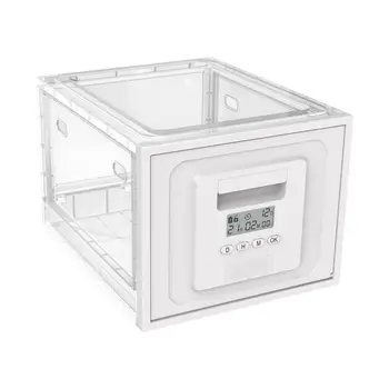Time Locking Container Snack Foos Storage Container Transparent Lockable Storage Bin Timer Lock Box for Counter Office
