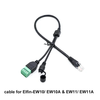 Transfer adapterio konvertavimo kabelio laikiklis Elfin-EW10A EW11A Elfin-EE10A EE11A RJ45 RS232 RS485 sąsaja