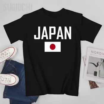 Unisex Vyriški marškinėliai JAPONIJOS vėliava ir šriftas Trišakiai marškinėliai O kaklo marškinėliai Moterys Berniukai 100% medvilniniai drabužiai daugiau spalvų