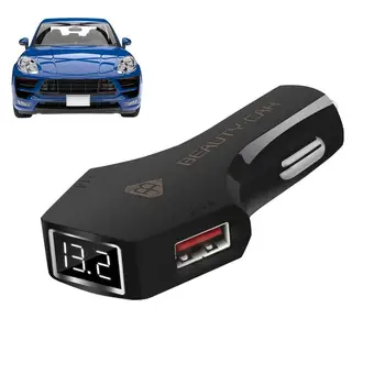 USB automobilinis įkroviklis 4200mA lankstūs du prievadai Automobilinis USB įkroviklis Patogus mažas automobilio USB lizdas Didelės galios automobilinio įkroviklio adapteris