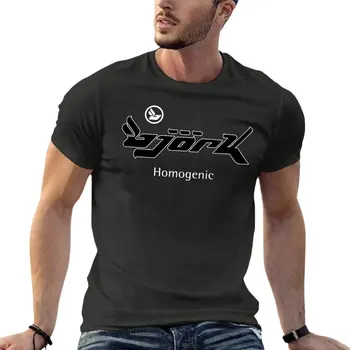 Vintage 1997 Bjork Homogenic Tour oversize marškinėliai Harajuku vyriški drabužiai trumpomis rankovėmis gatvės drabužiai Didelio dydžio viršutiniai trišakiai